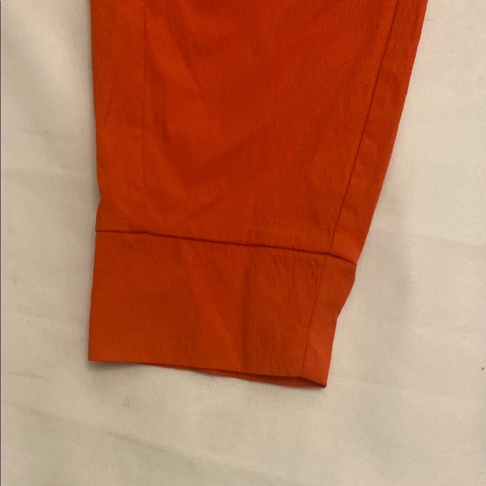 Athleta Trekkie North Jogger Mountain Neon Orange Zip Pocket Size 6 - Picture 7 of 14